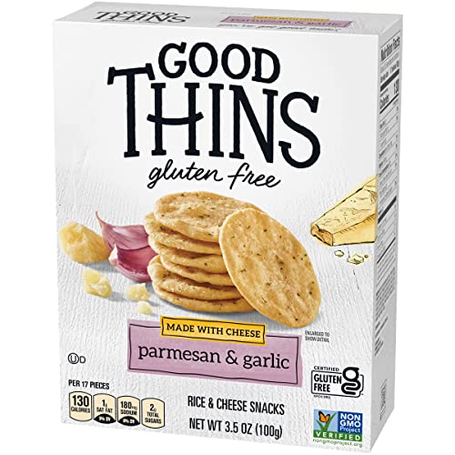 Parmesan & Garlic Rice & Cheese Gluten-Free Crackers