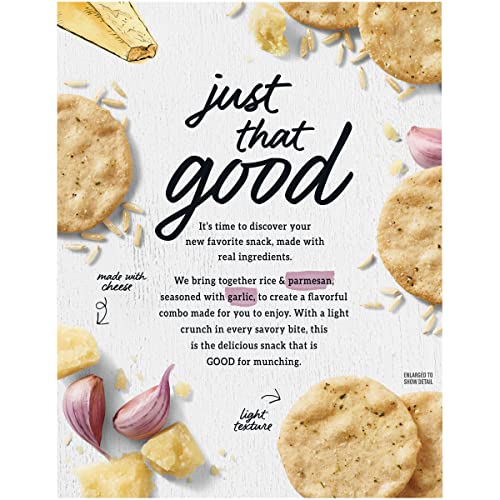 Parmesan & Garlic Rice & Cheese Gluten-Free Crackers