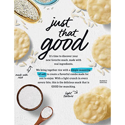 Simply Salt Rice Crackers, Gluten Free, 3.5 oz