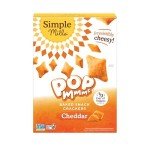 Simple Mills Cheddar Veggie Baked Snack Crackers Gluten-Free