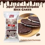 LIEBERS Dark Chocolate Rice Cakes, Kosher Dairy-Free & Gluten-Free Bundle