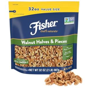 California Unsalted Walnut Halves & Pieces, Gluten Free Snack