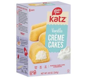 Katz Gluten Free Heavenly Vanilla Creme Cakes, 8.8 oz