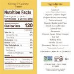 Simple Mills Cocoa Cashew Crème Sandwich Cookies - GF, Vegan, Healthy Snacks, 6.7 oz