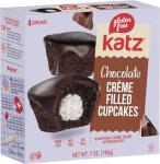 Katz Gluten Free Chocolate Crème Cupcakes (4 Pack)