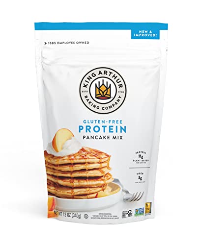 King Arthur Gluten Free Protein Pancake Mix, 12 Oz