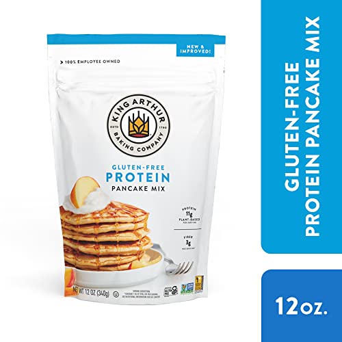 King Arthur Gluten Free Protein Pancake Mix, 12 Oz
