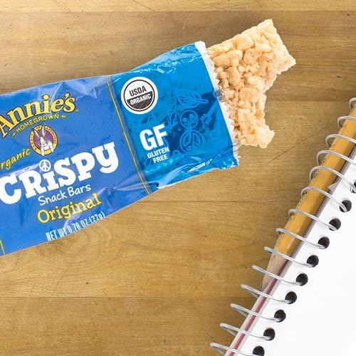 Annie's Organic Crispy Snack Bars, Gluten Free, 12 pack