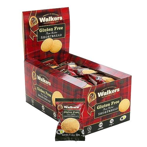 Walker's Gluten Free Butter Shortbread Rounds - Pack of 24