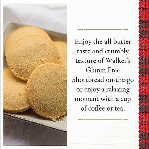 Walker's Gluten Free Butter Shortbread Rounds - Pack of 24