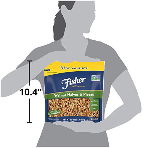 Fisher Chef's Naturals Gluten Free Walnut Halves & Pieces