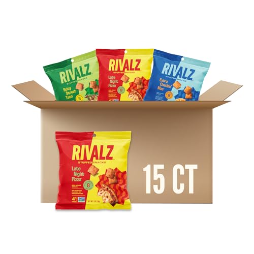 Rivalz Stuffed Snacks Variety Pack - Vegan & Nutritious
