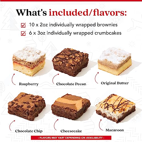 David's Cookies Gluten-Free Brownies & Crumb Cake Gift Tin