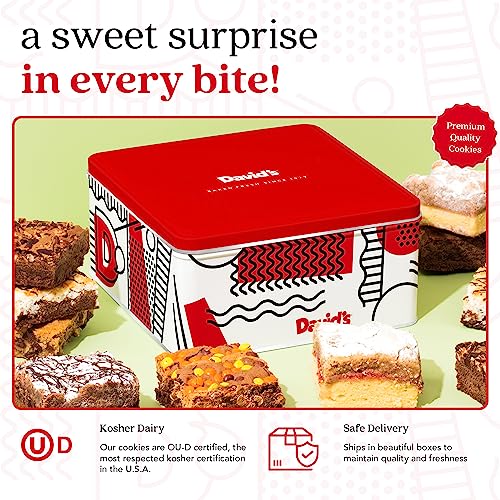 David's Cookies Gluten-Free Brownies & Crumb Cake Gift Tin