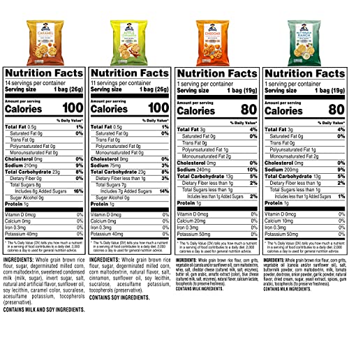 Quaker Gluten Free Rice Crisps Variety Pack, 30-count