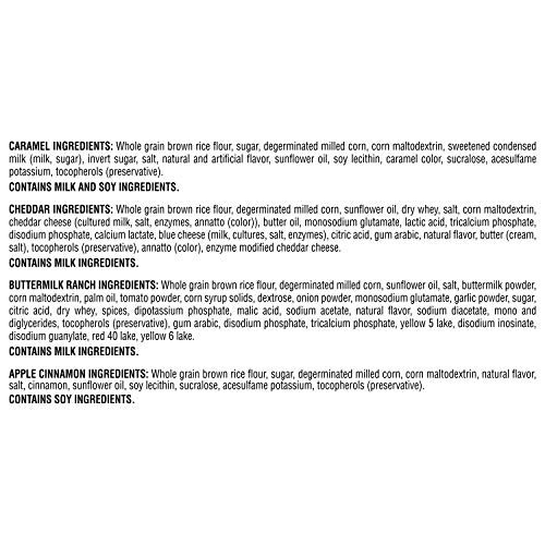 Quaker Gluten Free Rice Crisps Variety Pack, 30-count