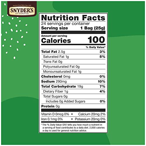 Snyder's Gluten Free Pretzel Sticks, 100 Calorie Packs