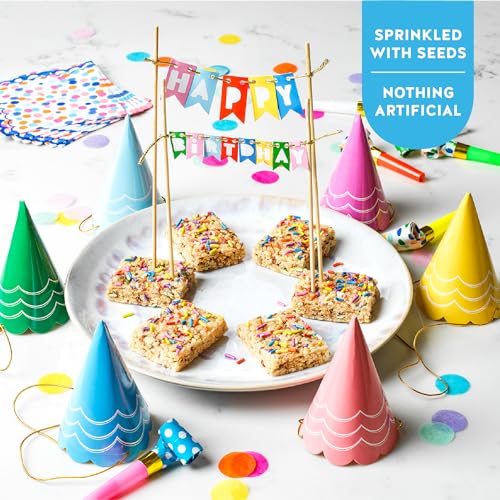 Blake's Birthday Cake Seed Crispy Treats - Nut-Free