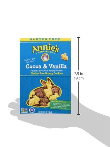 Annie's 12pk Gluten Free Cocoa Vanilla Bunny Cookies