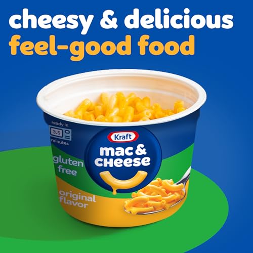 Kraft Gluten Free Mac & Cheese Dinner, 1.9 oz Cups (Pack of 4)