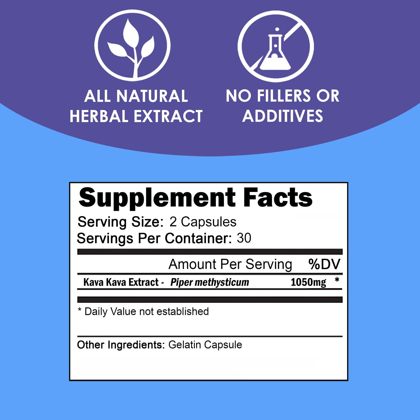 VH Nutrition KAVA+ Mood Support Capsules | 60 count