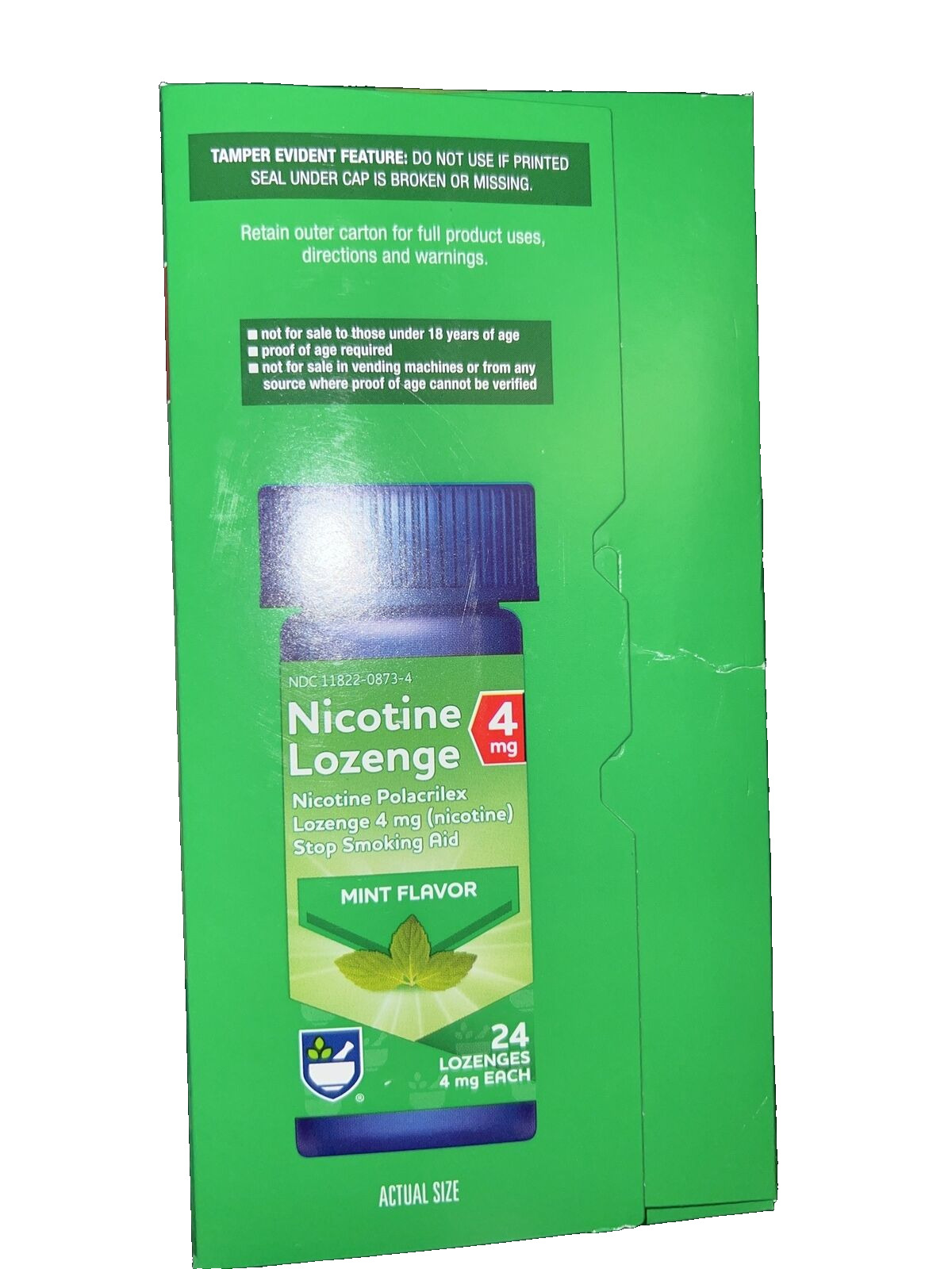 Rite Aid Nicotine Lozenges 4mg Mint - 168 Count