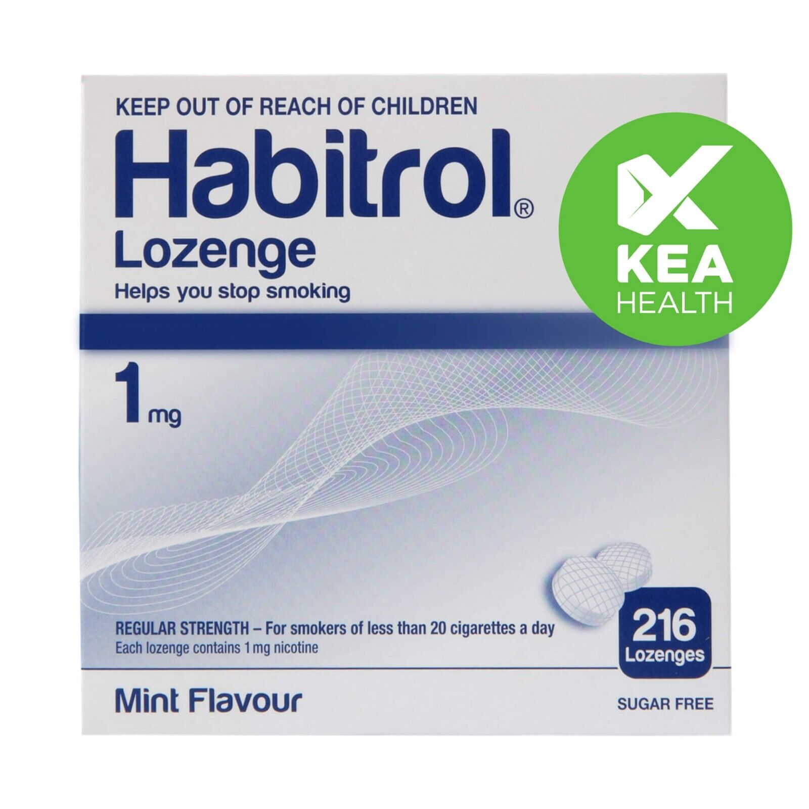 Habitrol 1mg MINT Nicotine Lozenge - 216 pieces