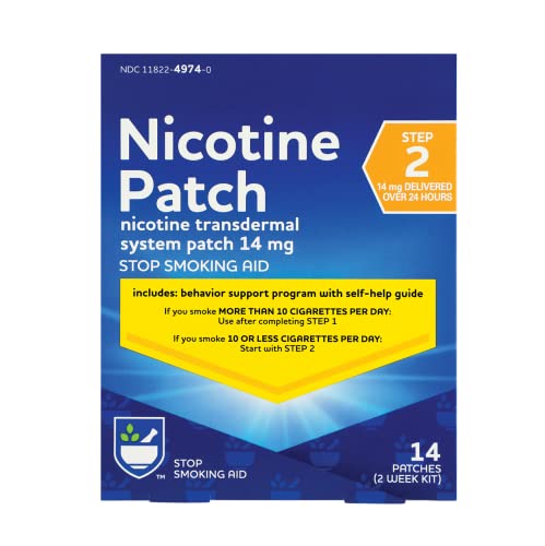 Nicotine Step 2 Patch - 14mg 14ct | Quit Smoking Aid