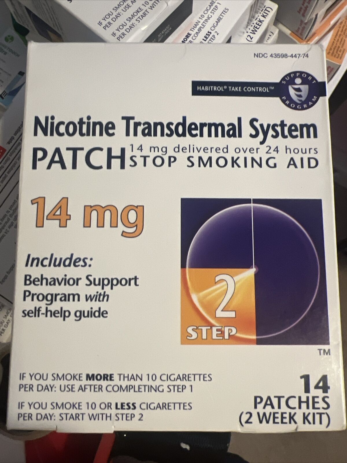 14mg Habitrol Transdermal Patches Step 2, 14 count