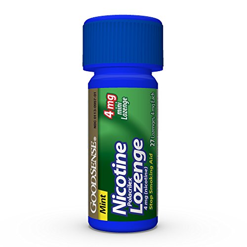 Mint Nicotine Lozenge, 4mg, Stop Smoking Aid, 81 Count