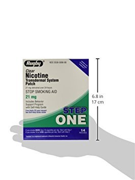 Rugby Clear Nicotine Transdermal Patch 21mg - 14 Pack