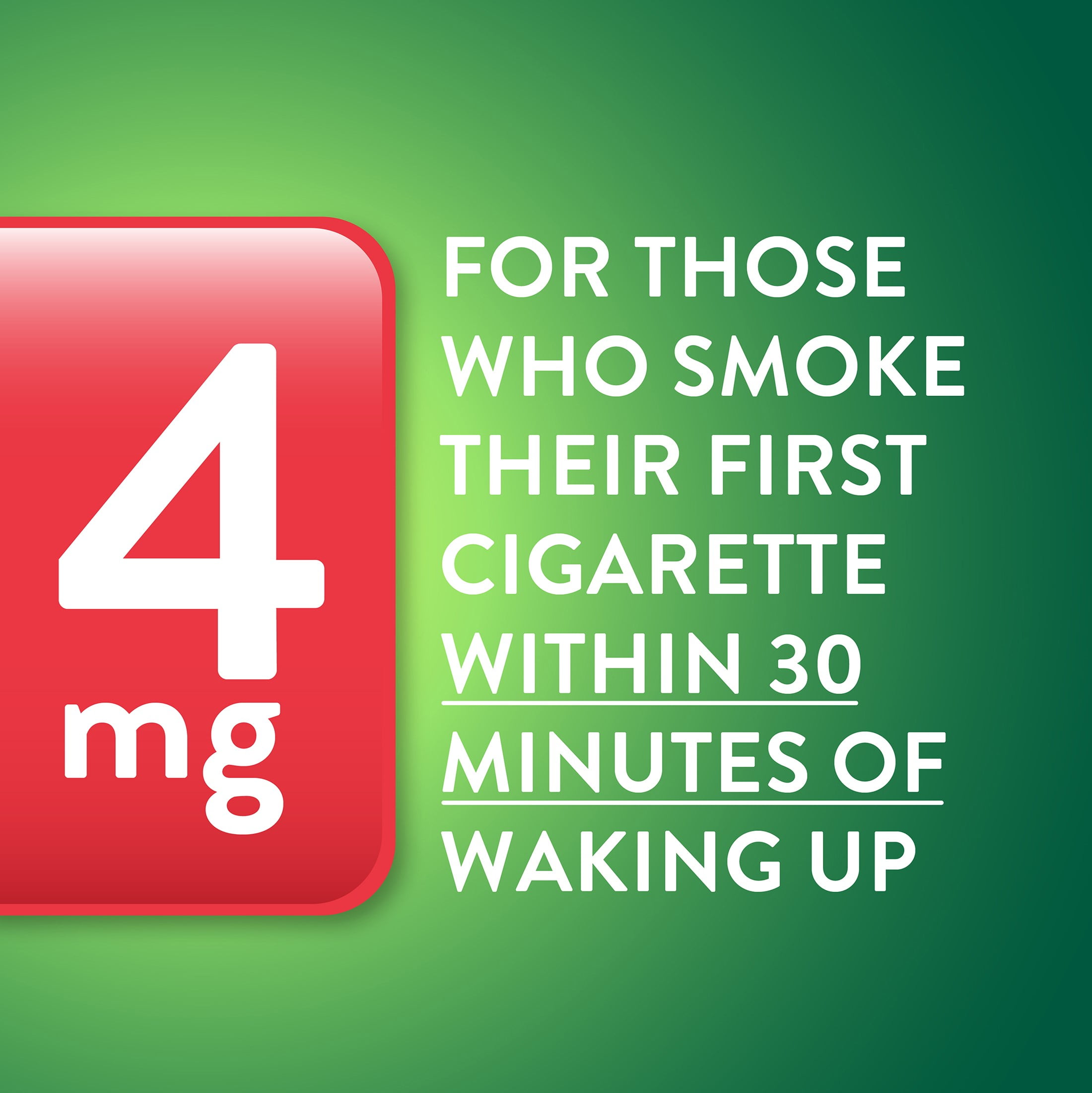 Nicotine Polacrilex Gum 4 mg, Mint Flavor, 160 Doses