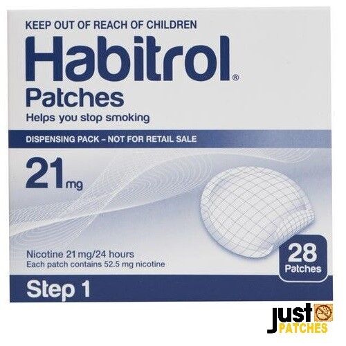 Habitrol 21mg Nicotine Patch (28 patches, 1 box)