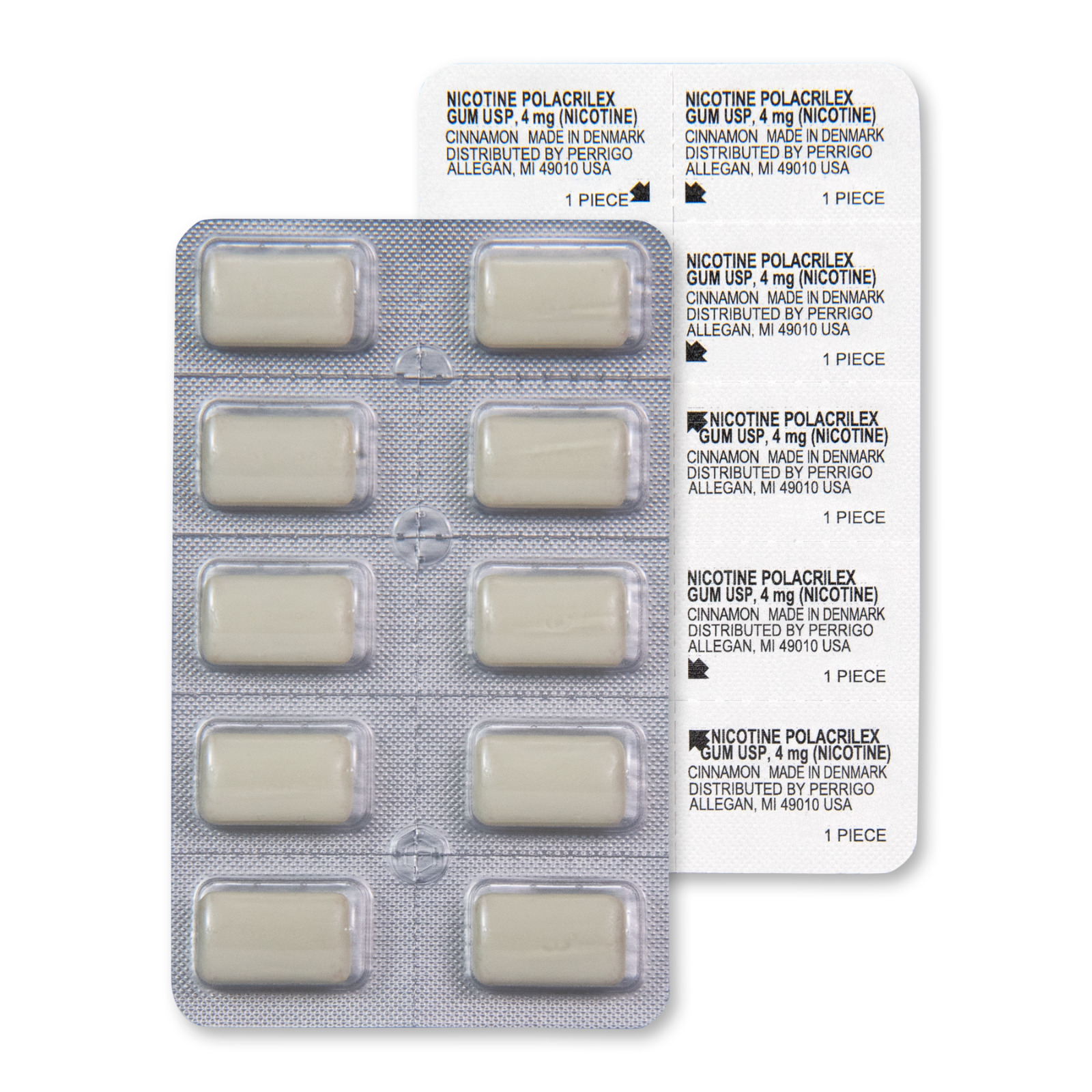 GoodSense 4mg Nicotine Gum, Cinnamon Flavor, 80 Count