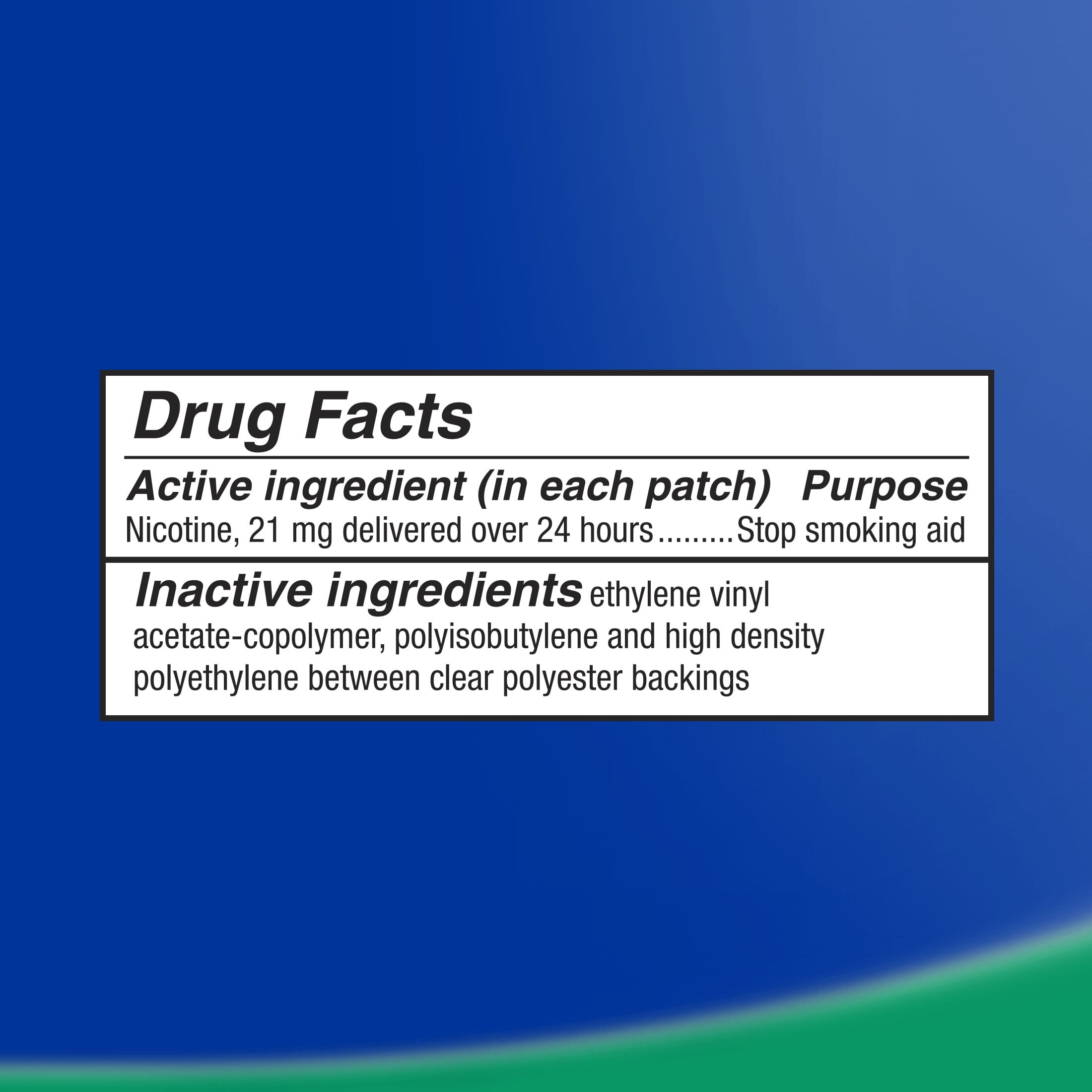 Equate Step 1 Nicotine Patch, 21mg, 14 Count