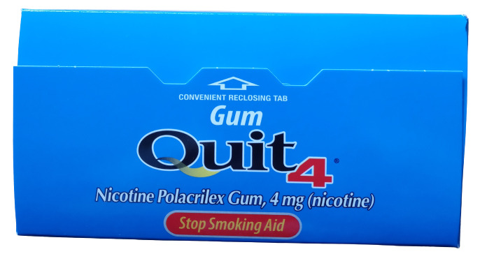 Nicotine Gum - 190 Pieces, 4mg - Stop Smoking