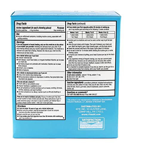 Original Flavor Nicotine Gum - 4mg, 170 Count