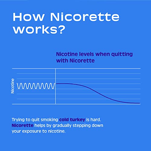 Nicorette 2mg Nicotine Gum - White Ice Mint