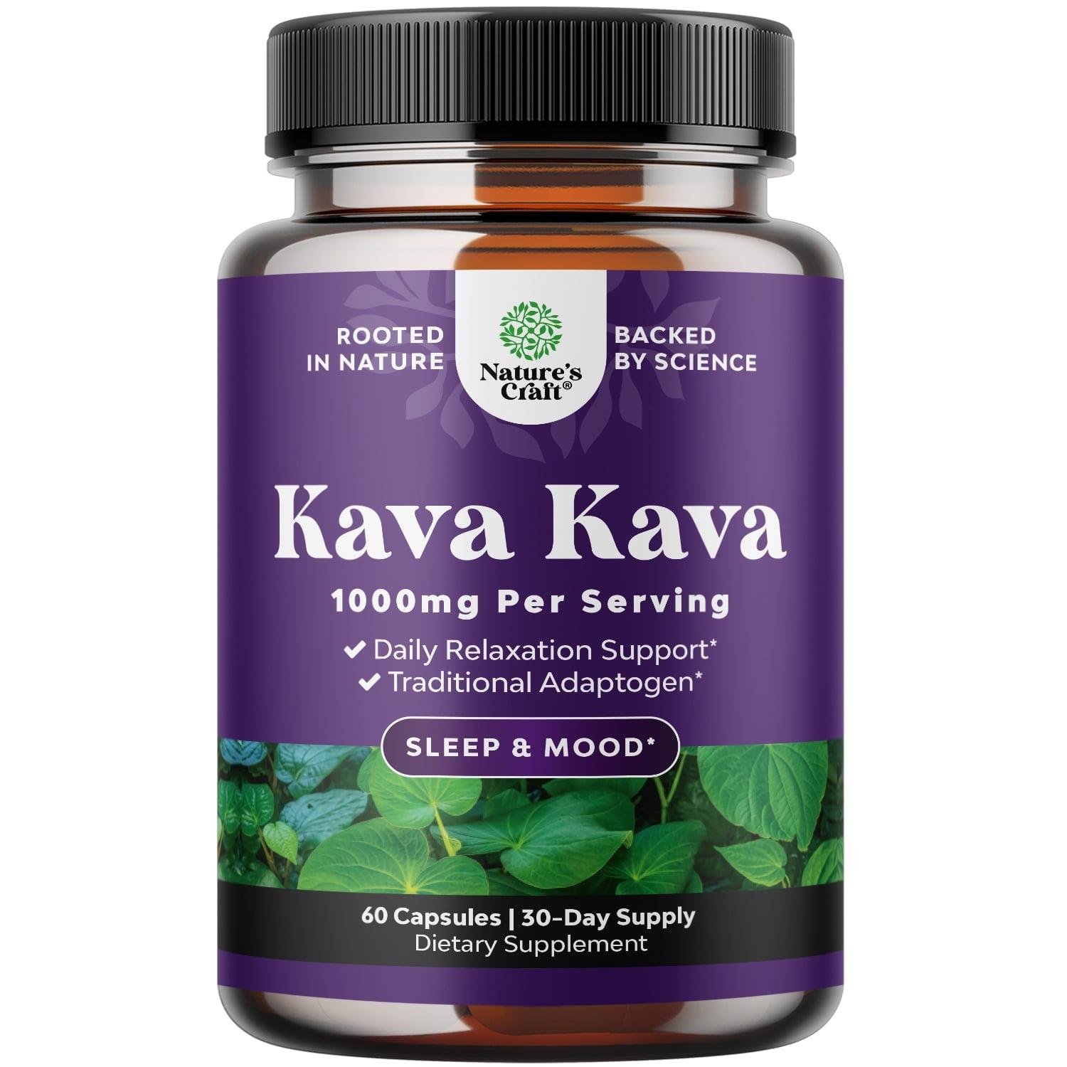 Calming Kava Capsules - Boost Mood & Relaxation