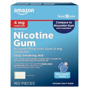 Ice Mint Coated Nicotine Gum, 160 Count
