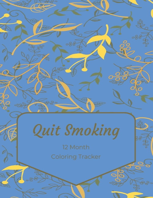 12-Month Color Tracker for Quitting Smoking