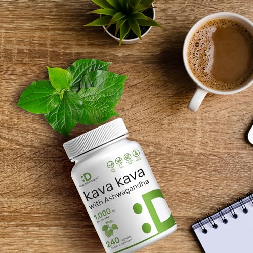 Kava Kava & Ashwagandha Supplement - 240 Capsules
