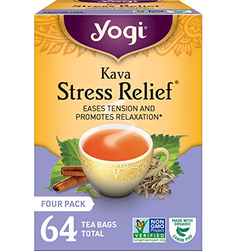 Organic Yogi Kava Stress Relief Tea - 64 Tea Bags