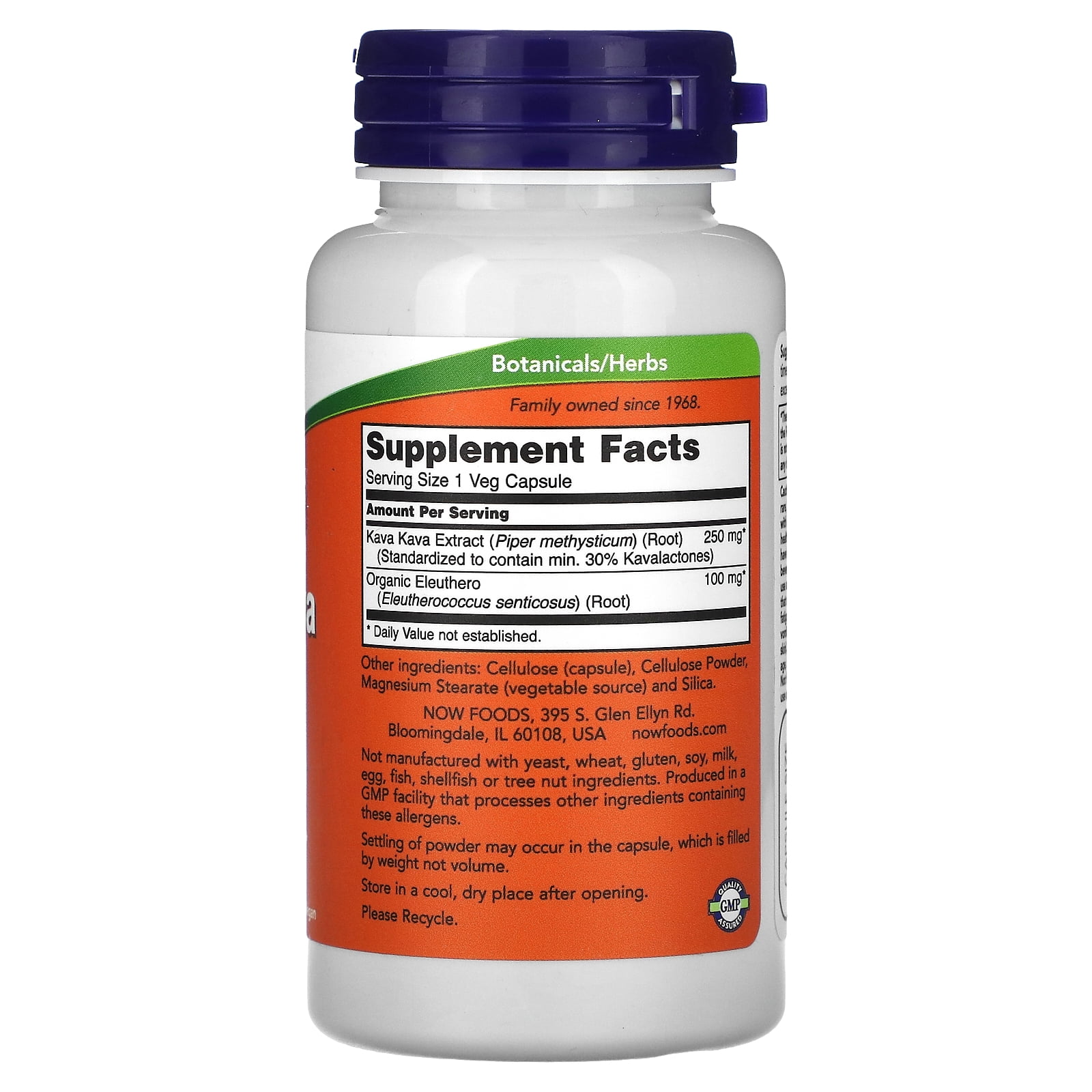 Kava Kava Extract 250mg Capsules for Herbal Relaxation