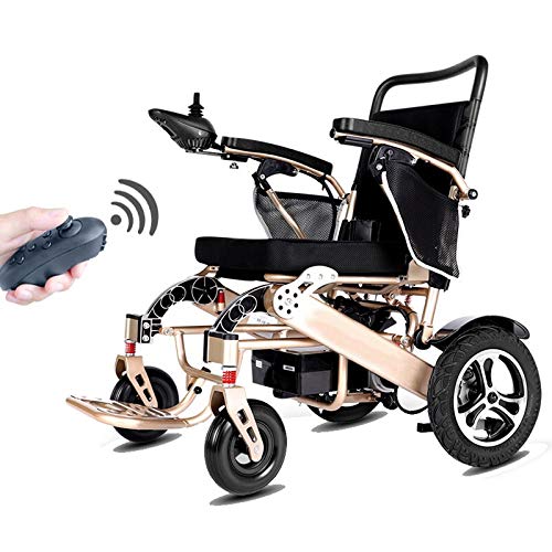 Dual Motor Electric Wheelchair with Remote Folding - 330lb