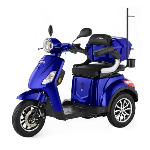 Blue Veleco Draco 3-Wheel Scooter