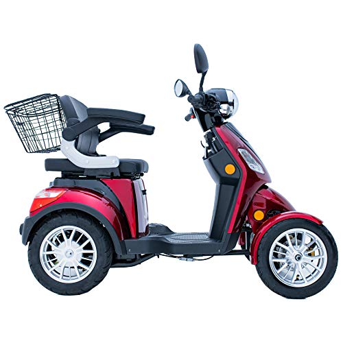 4-Wheeled Electric Mobility Scooter with Accessories