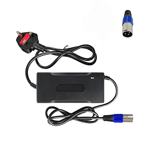 ARyee 29V 24V 5A Scooter Charger, 3 Pin Male XLR Connector Battery Charger  for Electric Wheelchair, Mobility Scooter, Motorcycle, EBike, Lawn Mower