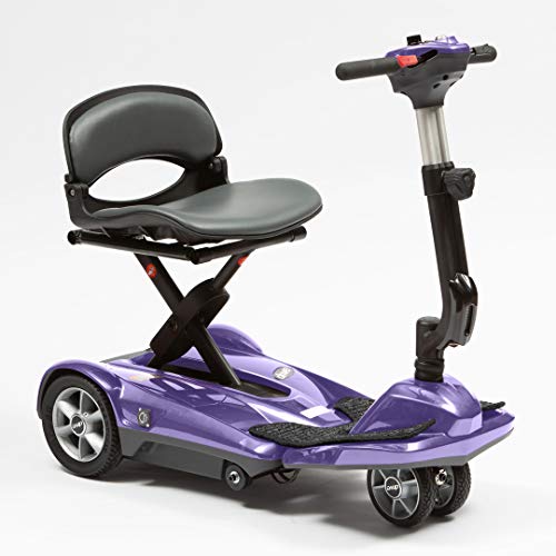 Auto-fold Dual Wheel Mobility Scooter (Purple)