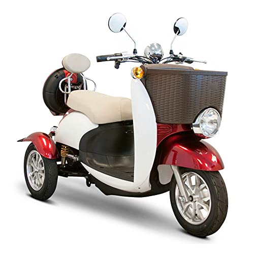 EWheels EW-11 Euro Sports Mobility Scooter (Red/White)